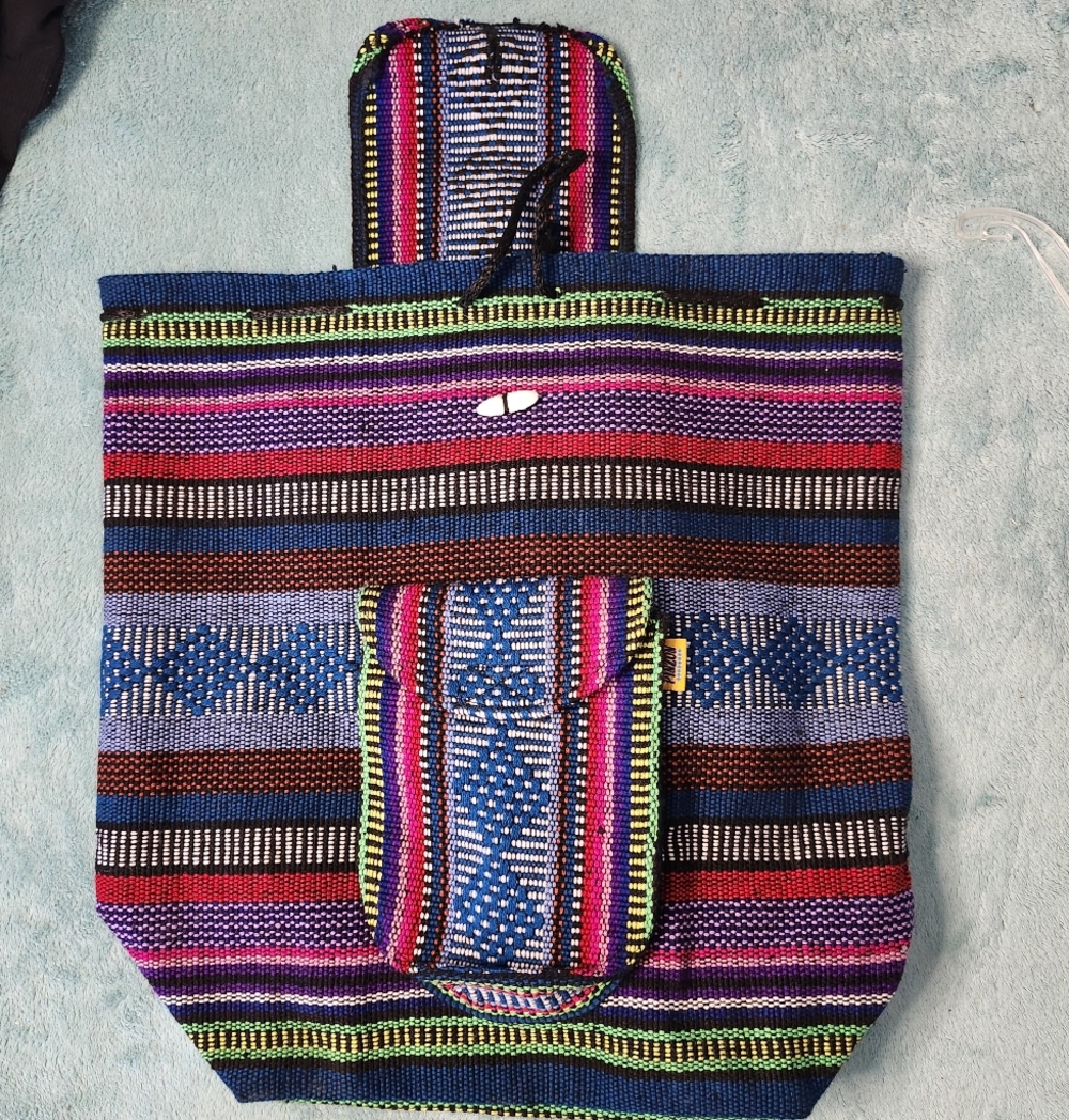 Pinzon Multicolor Striped Backpack - Picture 4 of 6